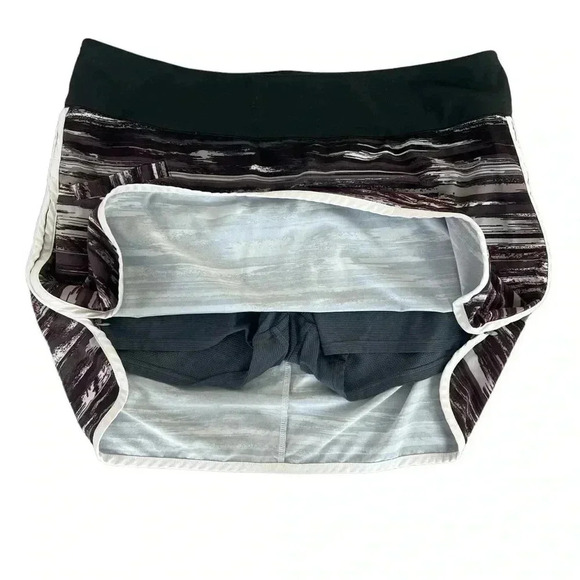 Athleta Skort Active Tennis Golf Black & Burgundy Size 12 - Picture 2 of 7